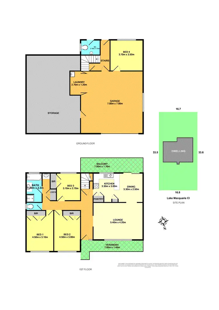 Floorplan of Homely house listing, 4 Lake Macquarie Close, Fennell Bay NSW 2283