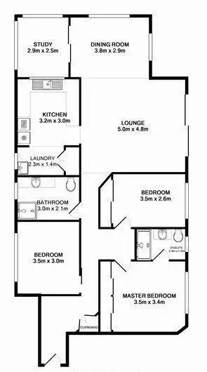 Floorplan of Homely unit listing, 1/1281 Gold Coast Highway, Palm Beach QLD 4221