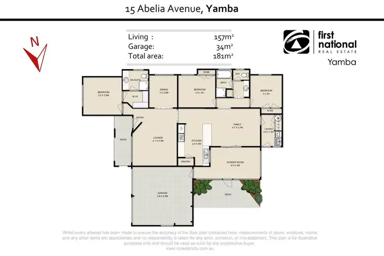 Floorplan of Homely house listing, 15 Abelia Avenue, Yamba NSW 2464