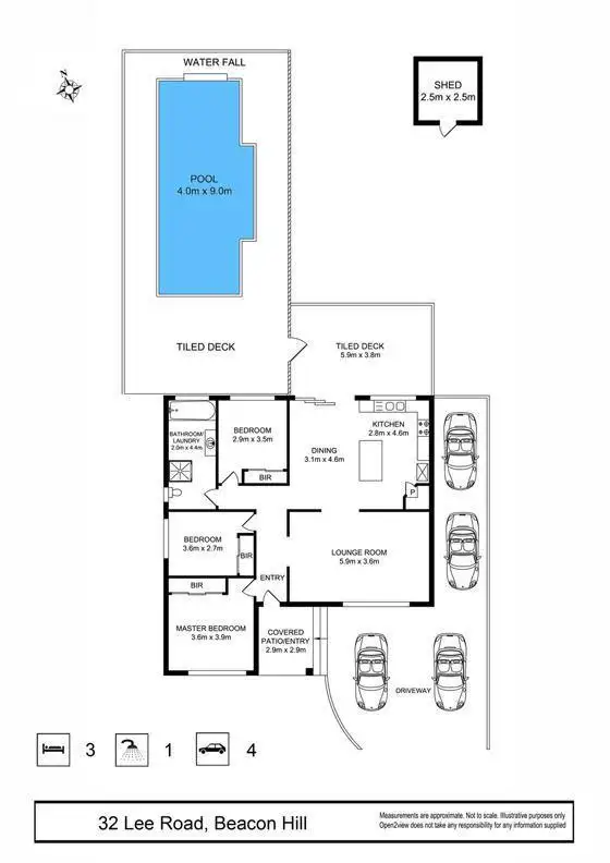 Floorplan of Homely house listing, 32 Lee Road, Beacon Hill NSW 2100