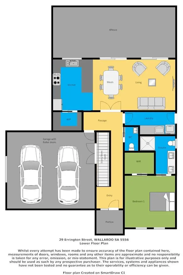 Floorplan of Homely house listing, 29 Errington Street, Wallaroo SA 5556