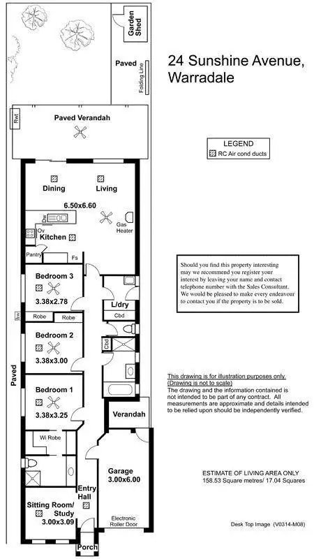 Floorplan of Homely house listing, 24 Sunshine Avenue, Warradale SA 5046