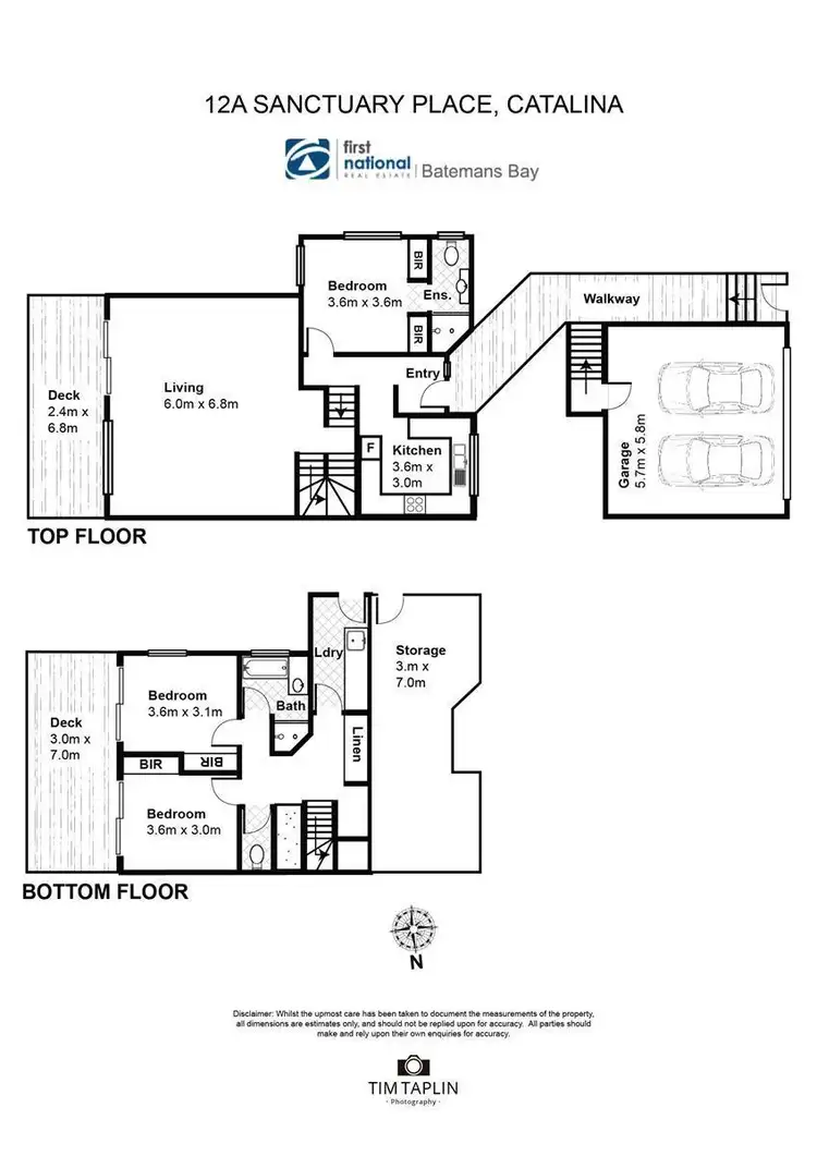 Floorplan of Homely house listing, 12A Sanctuary Place, Catalina NSW 2536