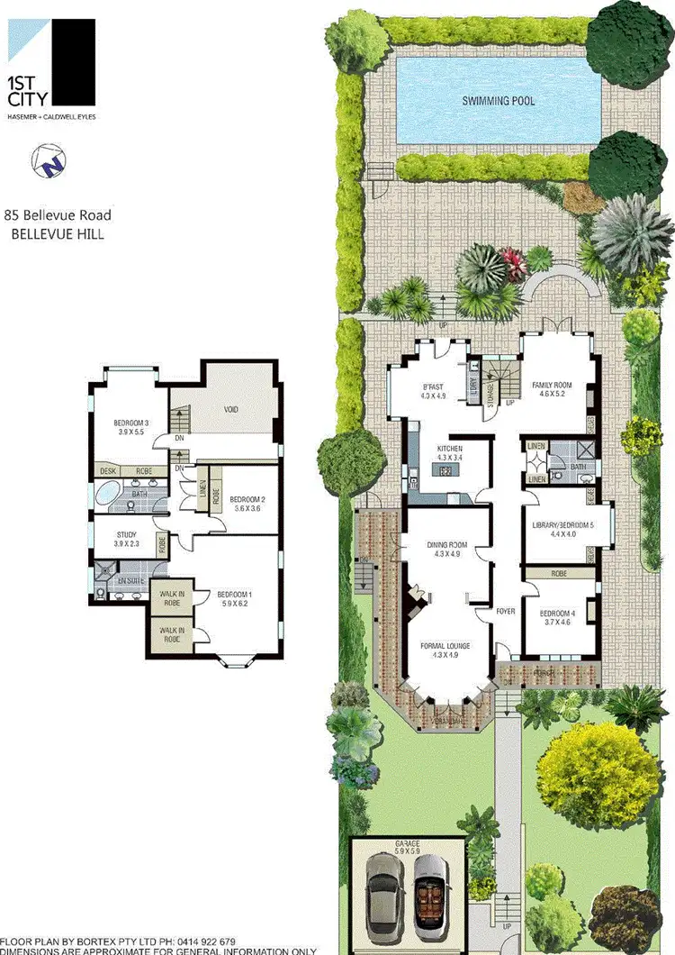 Floorplan of Homely house listing, 85 Bellevue Road, Bellevue Hill NSW 2023