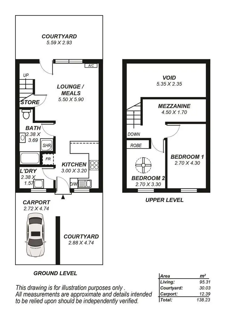 Floorplan of Homely unit listing, 12/4 Fisher Street, Felixstow SA 5070