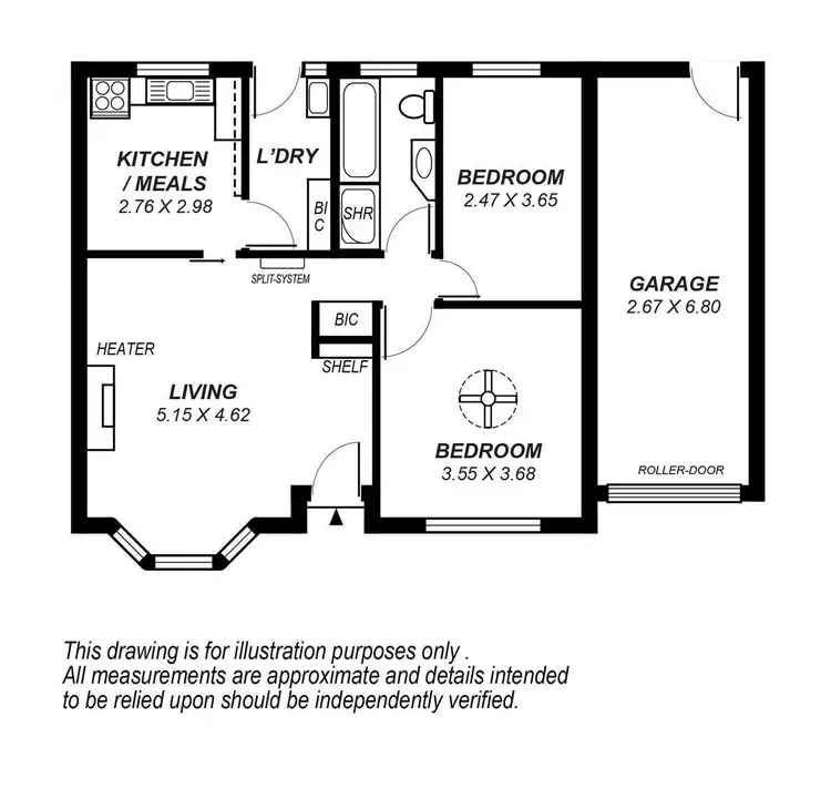 Floorplan of Homely unit listing, 2/22 Clifton Street, Hawthorn SA 5062