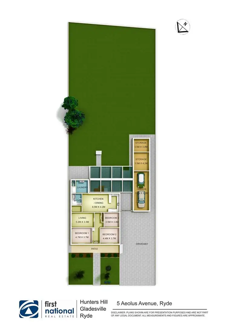 Floorplan of Homely house listing, 5 Aeolus Avenue, Ryde NSW 2112