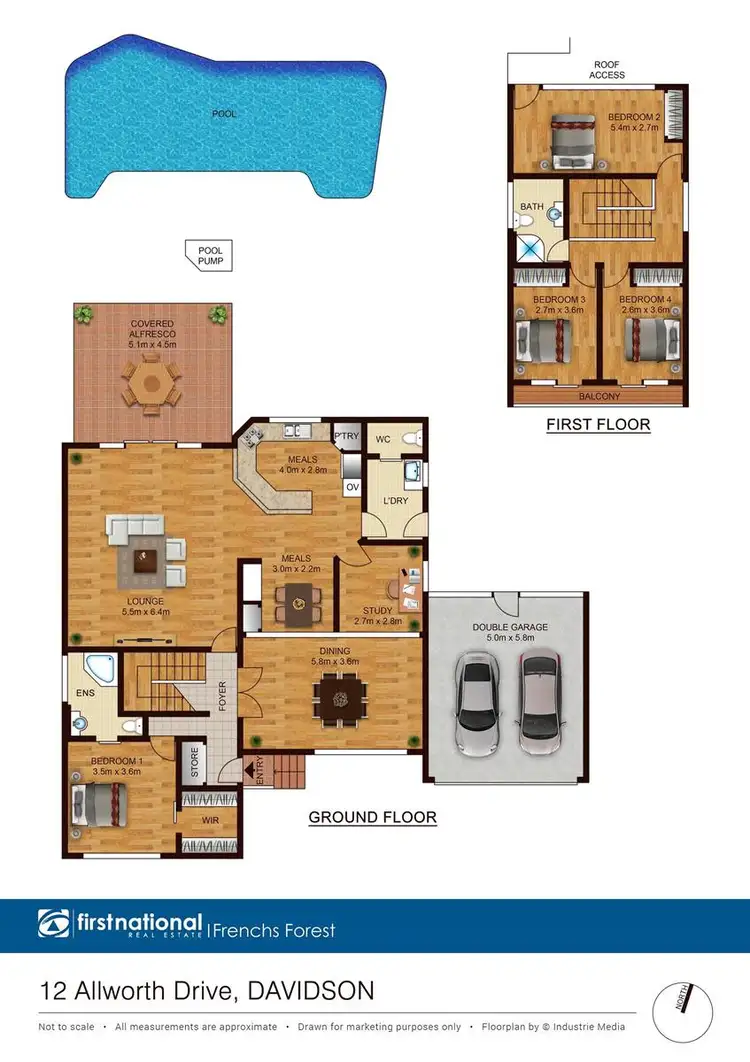 Floorplan of Homely house listing, 12 Allworth Drive, Davidson NSW 2085