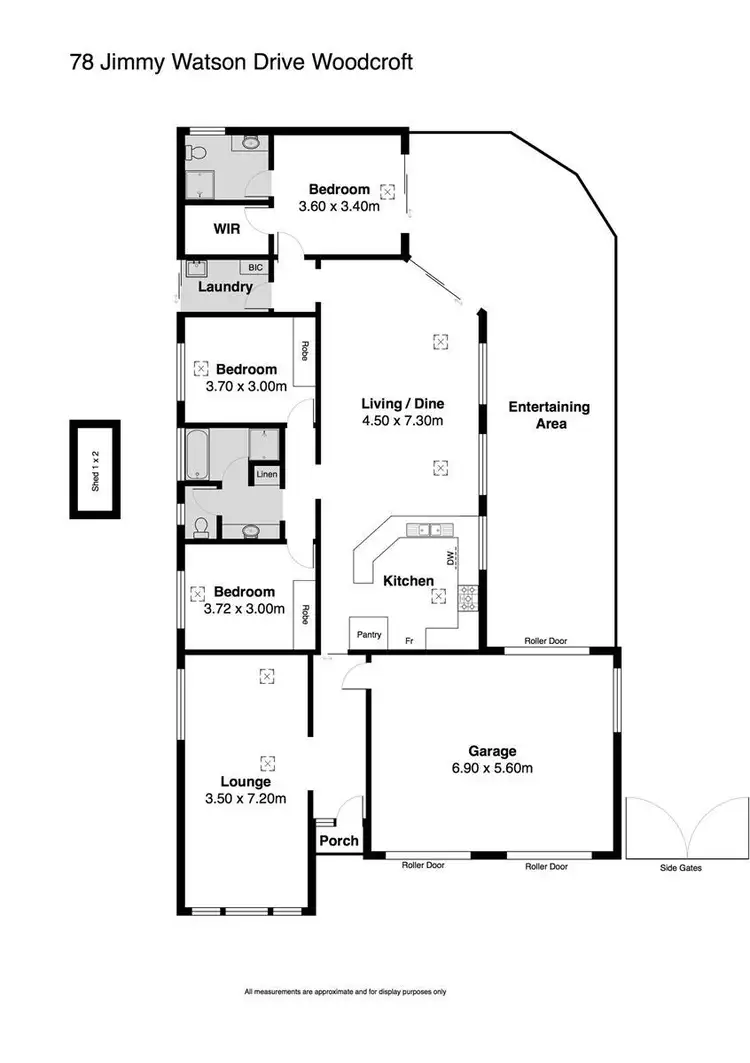 Floorplan of Homely house listing, 78 Jimmy Watson Drive, Woodcroft SA 5162