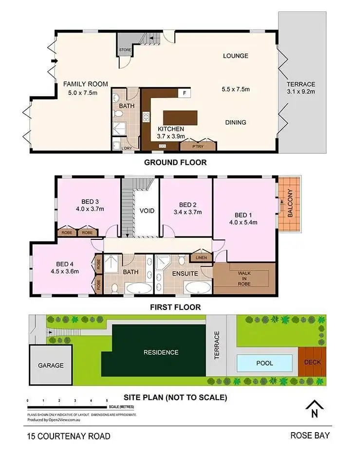 Floorplan of Homely house listing, 15 Courtenay Road, Rose Bay NSW 2029