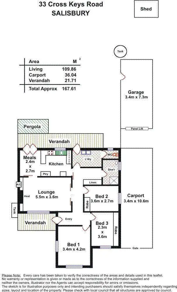 Floorplan of Homely house listing, 33 Cross Keys Road, Salisbury SA 5108