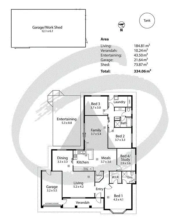 Floorplan of Homely house listing, 10 Kennedy Crescent, Strathalbyn SA 5255