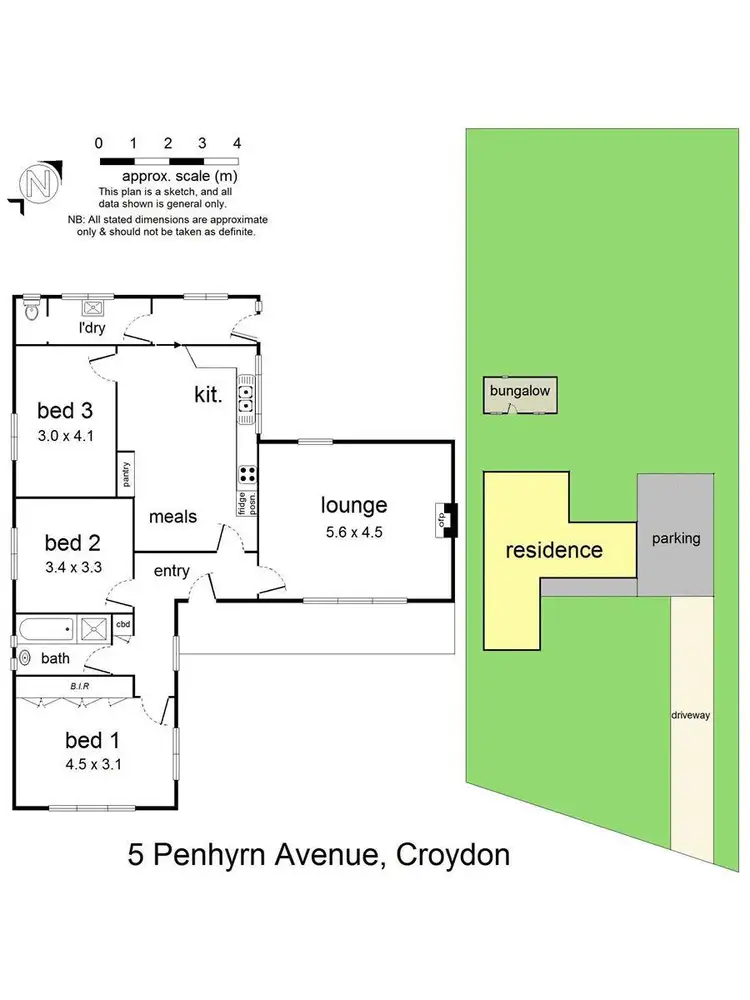 Floorplan of Homely land listing, 5 Penhyrn Avenue, Croydon VIC 3136
