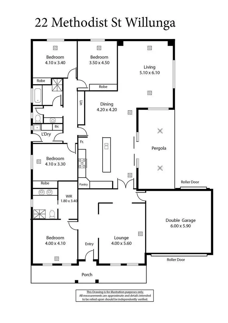 Floorplan of Homely house listing, 22 Methodist Street, Willunga SA 5172