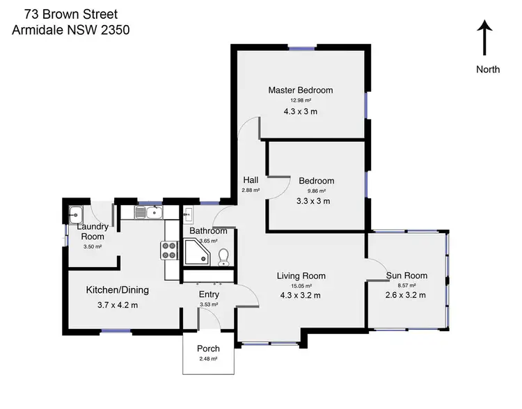 Floorplan of Homely house listing, 73 Brown Street, Armidale NSW 2350