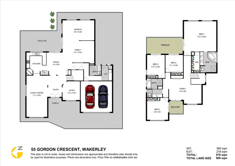 Floorplan of Homely house listing, 55 Gordon Crescent, Wakerley QLD 4154