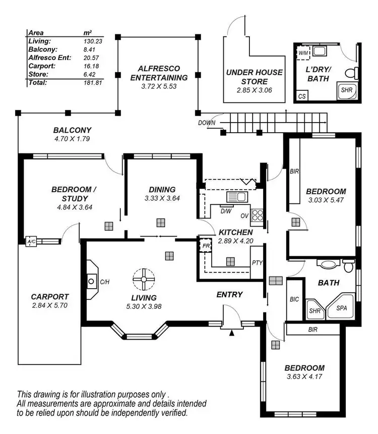 Floorplan of Homely house listing, 23 Hillcrest Drive, Eden Hills SA 5050