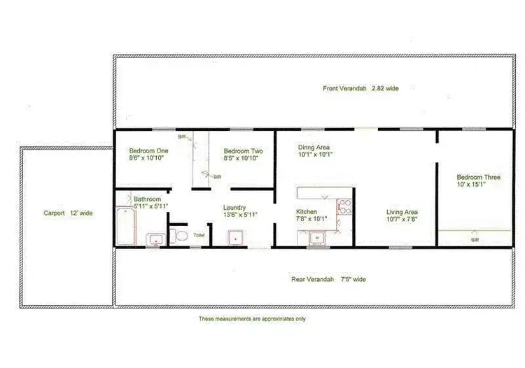 Floorplan of Homely house listing, 24 Esplanade, Hardwicke Bay SA 5575