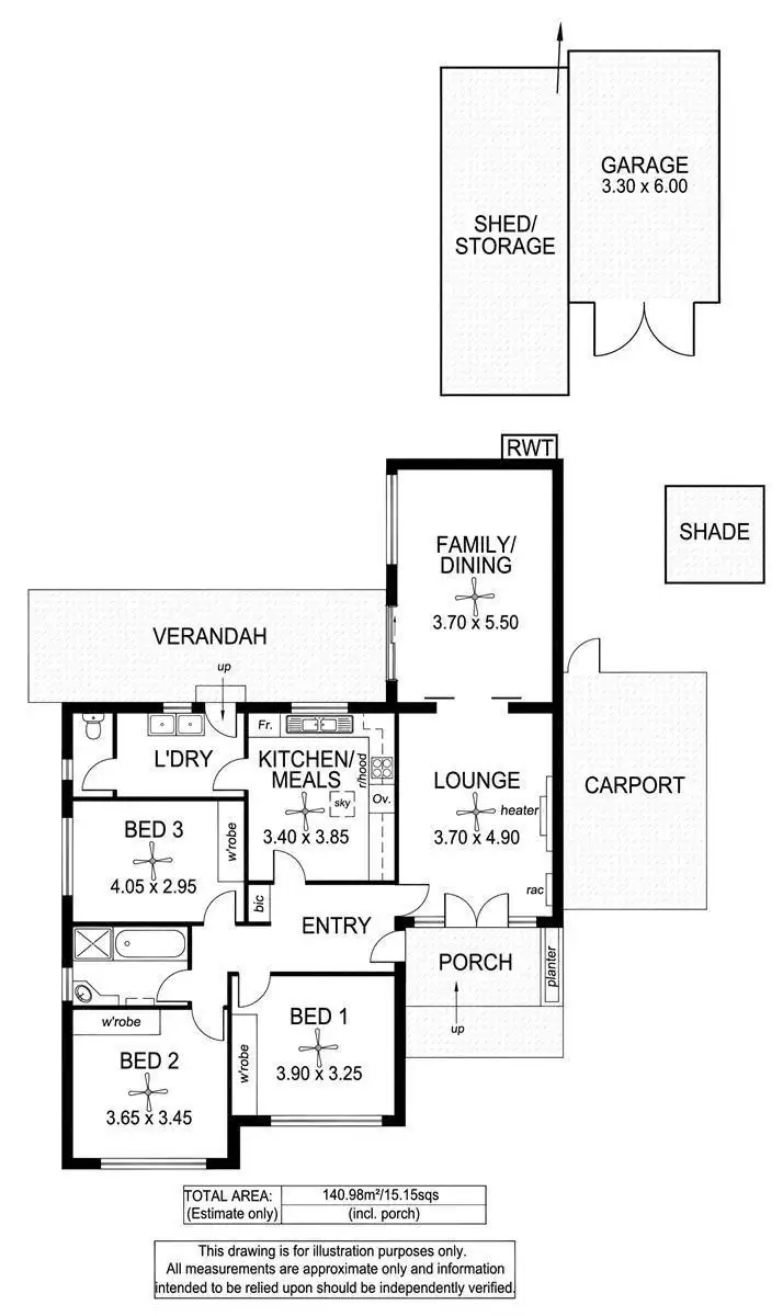 Floorplan of Homely house listing, 4 Duncan Street, Sturt SA 5047