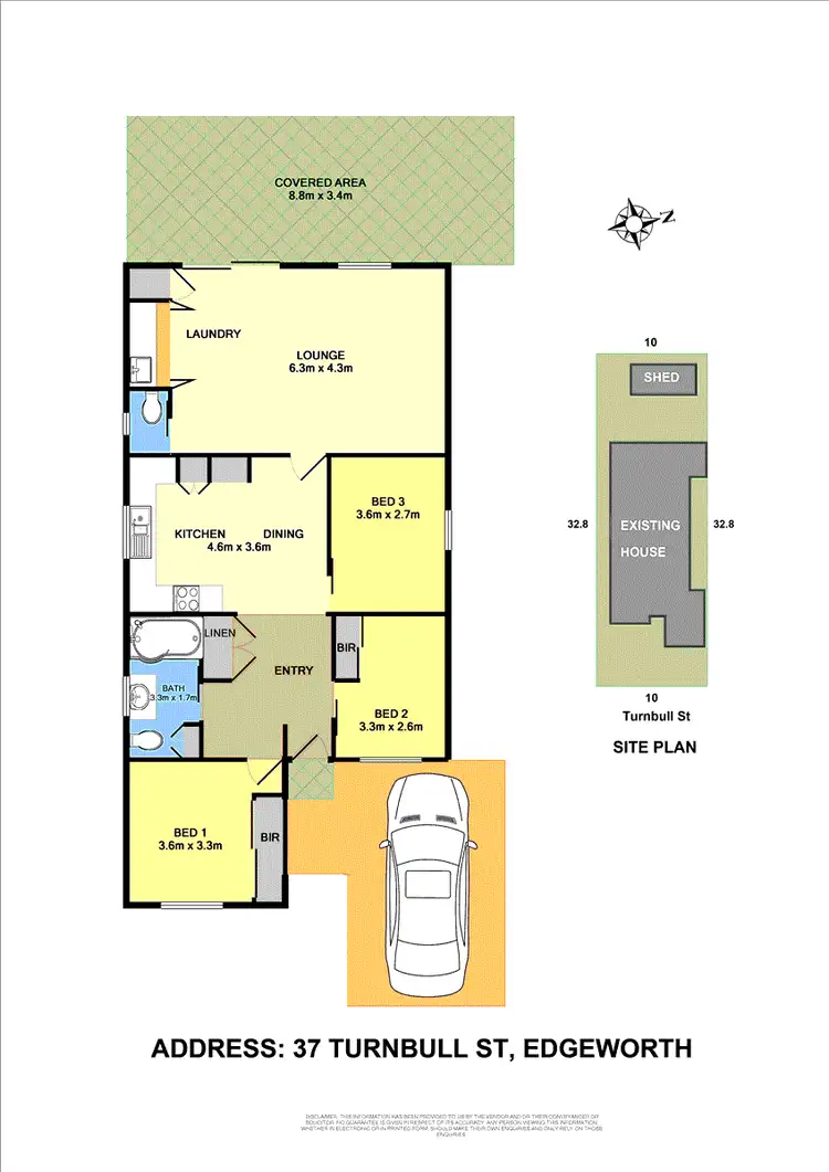 Floorplan of Homely house listing, 37 Turnbull Street, Edgeworth NSW 2285