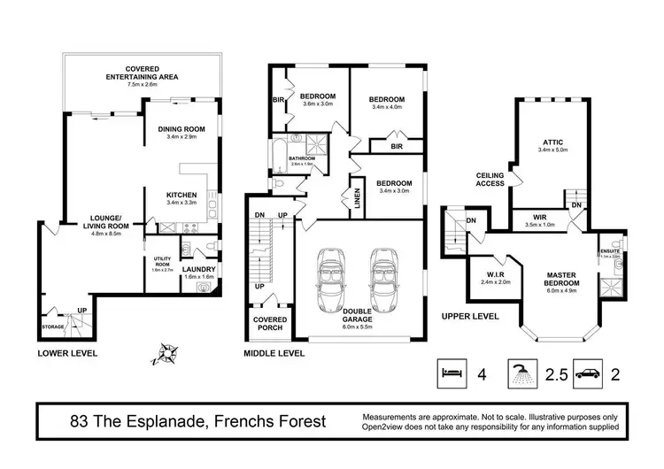 Floorplan of Homely house listing, 83 The Esplanade, Frenchs Forest NSW 2086