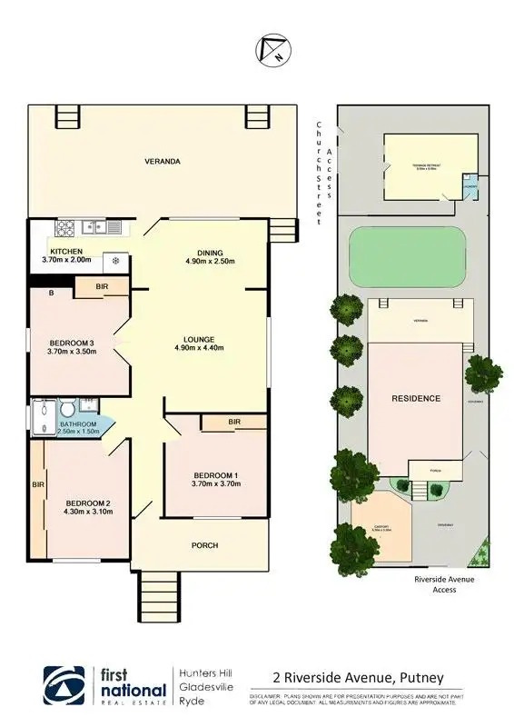 Floorplan of Homely house listing, 2 Riverside Avenue, Putney NSW 2112