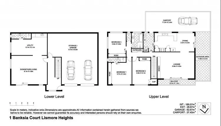 Floorplan of Homely house listing, 1 Banksia Court, Lismore Heights NSW 2480