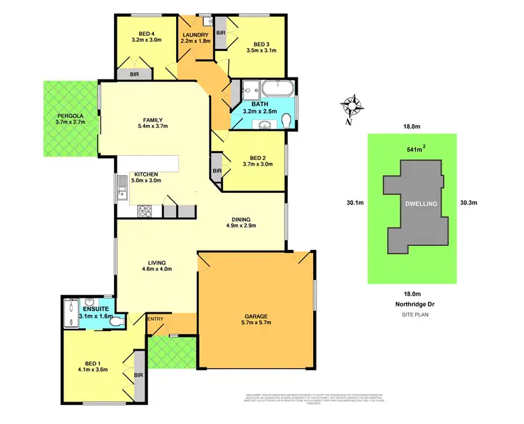 Floorplan of Homely house listing, 37 Northridge Drive, Cameron Park NSW 2285