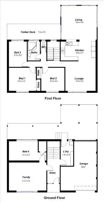 Floorplan of Homely house listing, 8 First Avenue, Bonny Hills NSW 2445