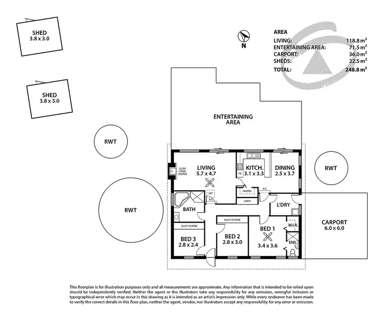 Floorplan of Homely house listing, 73 Timmins Road, Nairne SA 5252