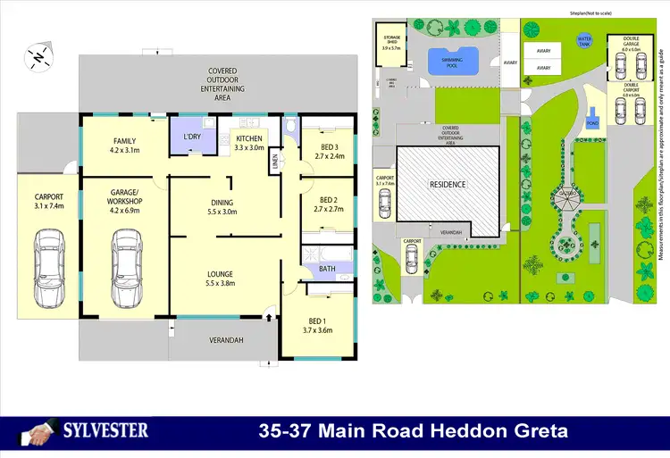 Floorplan of Homely house listing, 35-37 Main Road, Heddon Greta NSW 2321