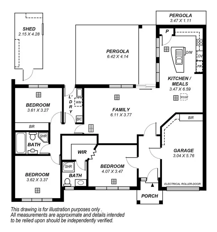 Floorplan of Homely house listing, 7 Olive Street, North Brighton SA 5048