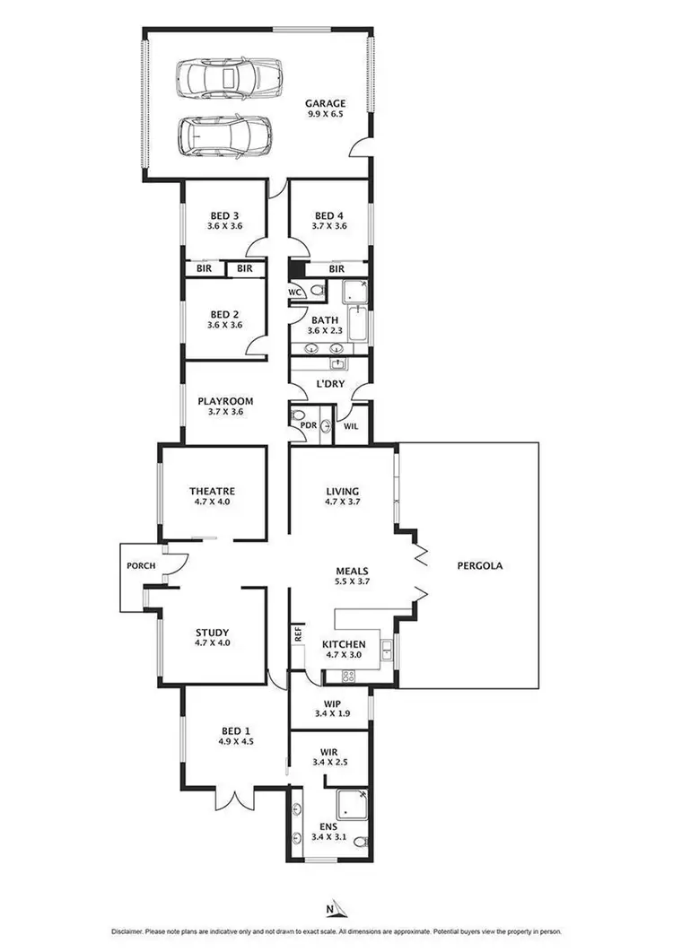 Floorplan of Homely house listing, 17 Freeman Court, Gisborne VIC 3437