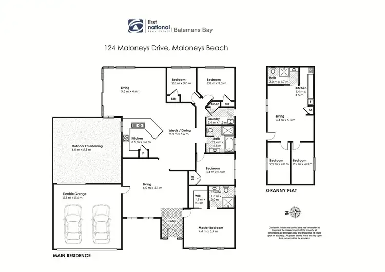 Floorplan of Homely house listing, 124 Maloneys Drive, Maloneys Beach NSW 2536