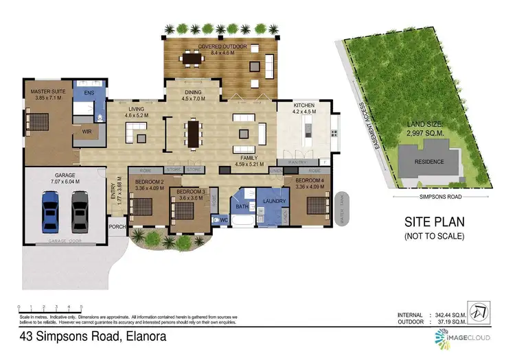 Floorplan of Homely house listing, 43 Simpsons Road, Elanora QLD 4221