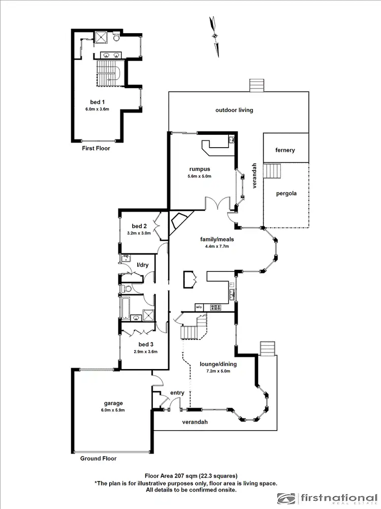 Floorplan of Homely house listing, 20 Vista Court, Berwick VIC 3806