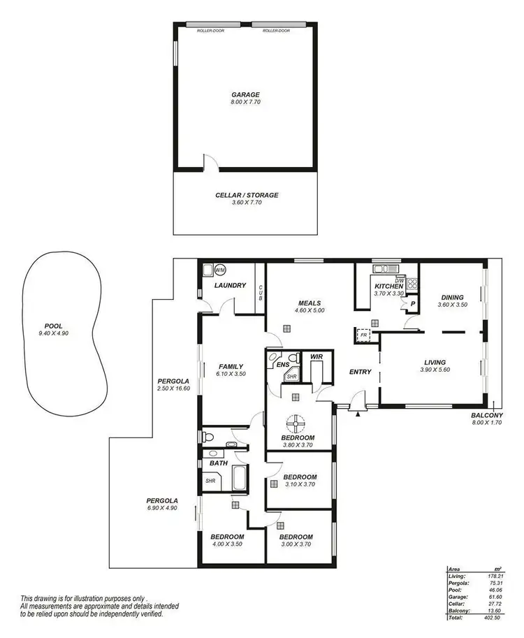 Floorplan of Homely house listing, 62 Ridgehaven Drive, Bellevue Heights SA 5050