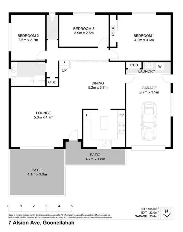 Floorplan of Homely house listing, 7 Alison Avenue, Goonellabah NSW 2480