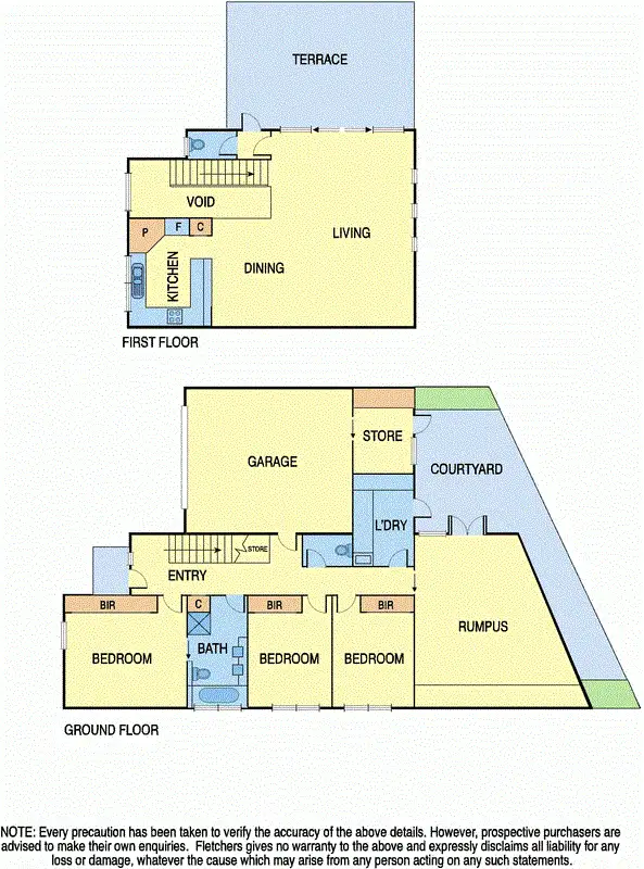 Floorplan of Homely townhouse listing, 2-2 Linda Court, Portarlington VIC 3223