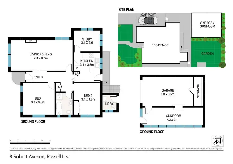 Floorplan of Homely house listing, 8 Robert Avenue, Russell Lea NSW 2046