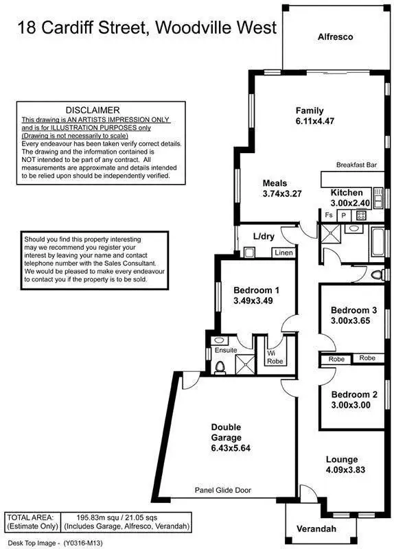 Floorplan of Homely house listing, 18 Cardiff Street, Woodville West SA 5011