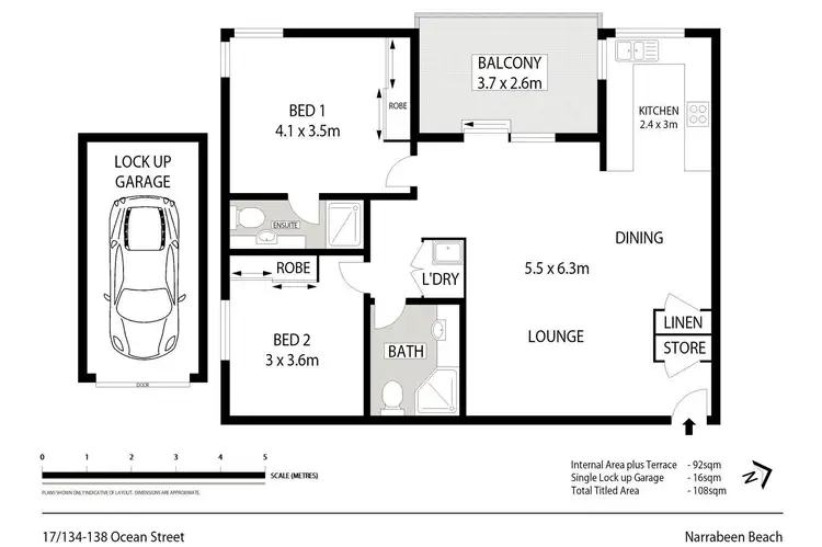 Floorplan of Homely unit listing, 17/134-138 Ocean Street, Narrabeen NSW 2101