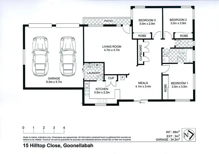 Floorplan of Homely house listing, 15 Hilltop Close, Goonellabah NSW 2480