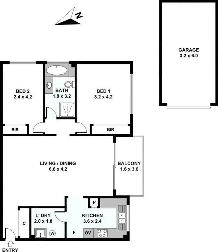 Floorplan of Homely apartment listing, 26/215 Pacific Highway, Hornsby NSW 2077