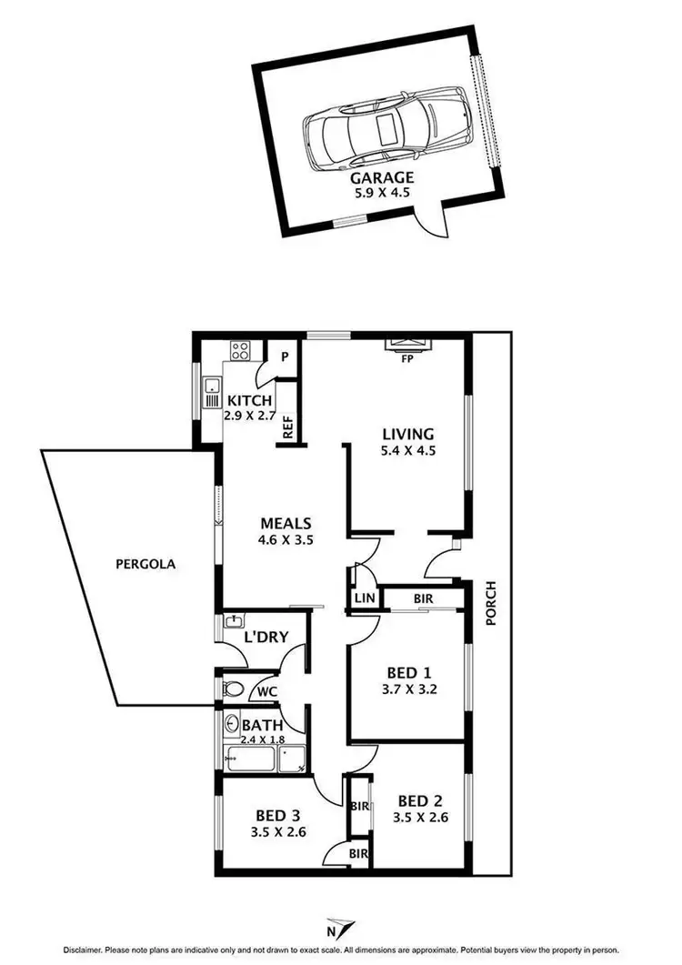 Floorplan of Homely house listing, 22 Kingsley Drive, Sunbury VIC 3429
