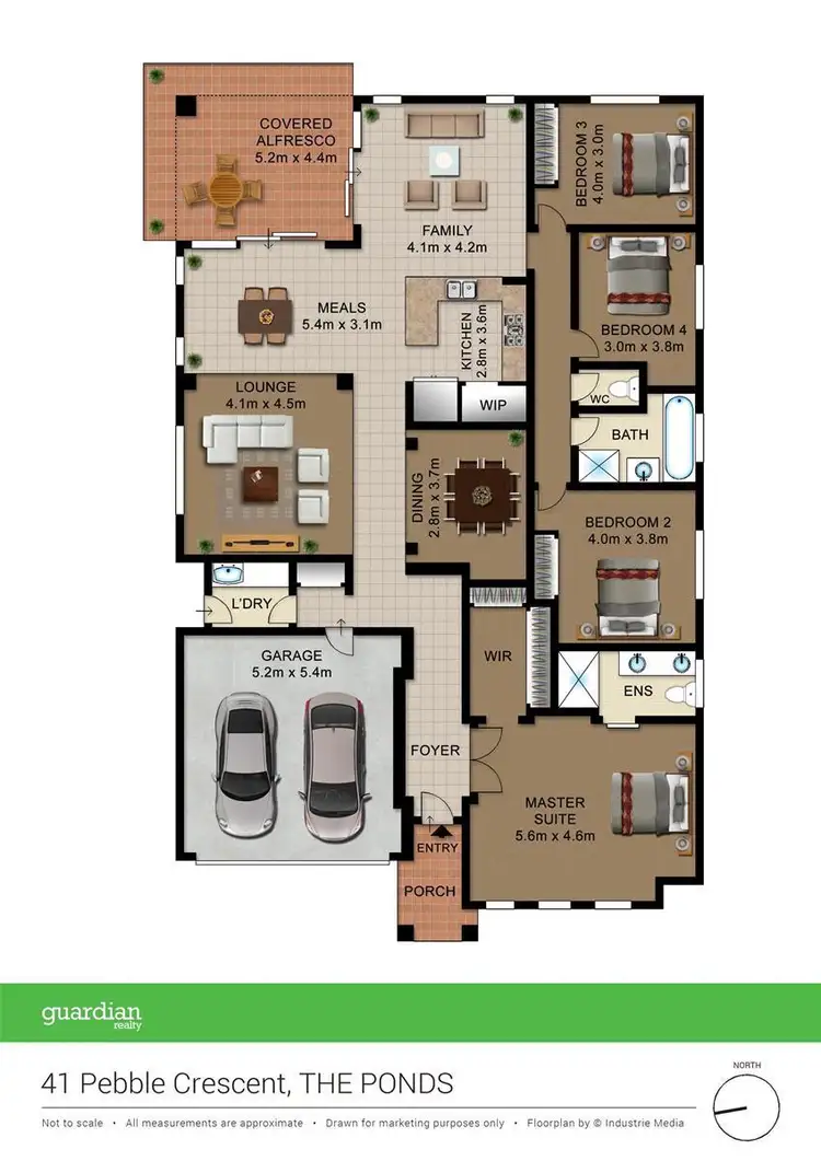 Floorplan of Homely house listing, 41 Pebble Crescent, The Ponds NSW 2769