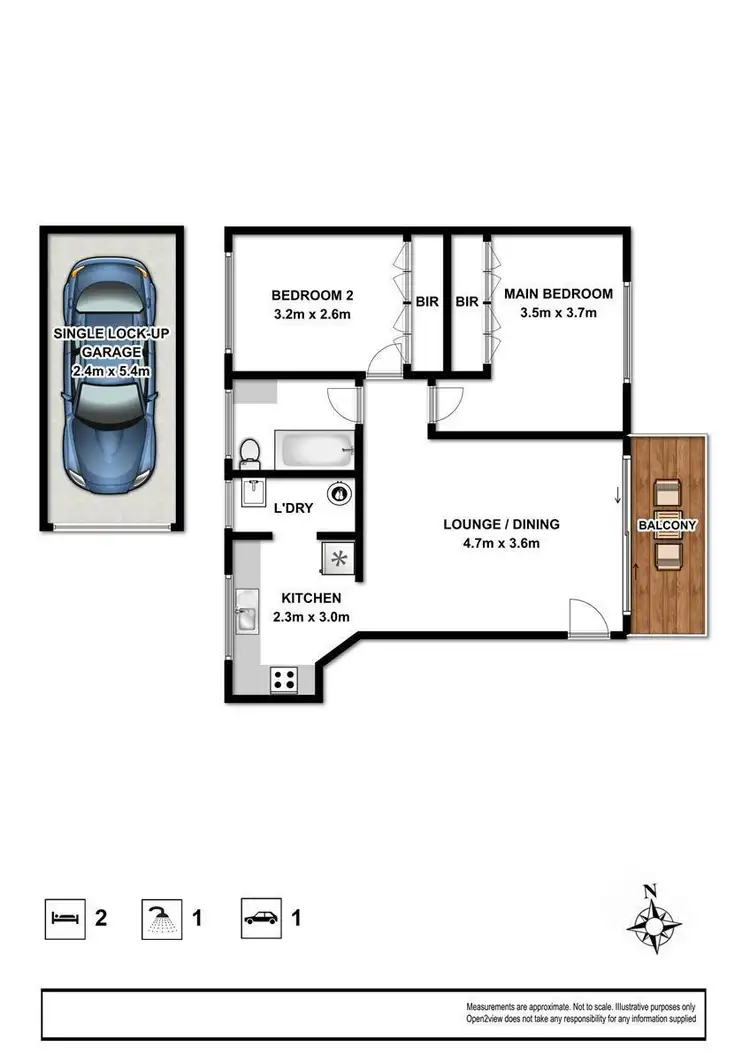 Floorplan of Homely apartment listing, 4/9 Lismore Avenue, Dee Why NSW 2099