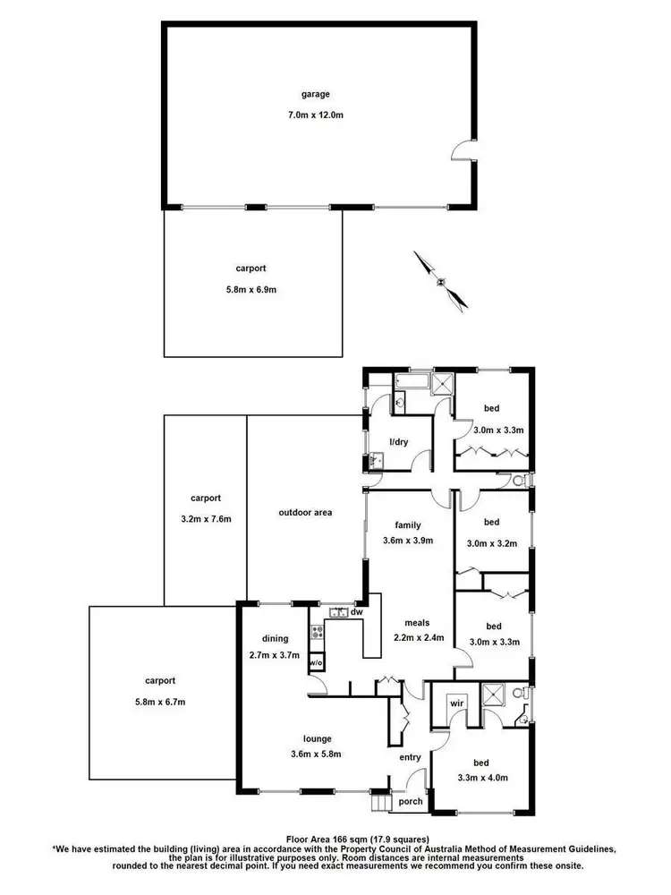 Floorplan of Homely house listing, 7 Funston Street, Berwick VIC 3806