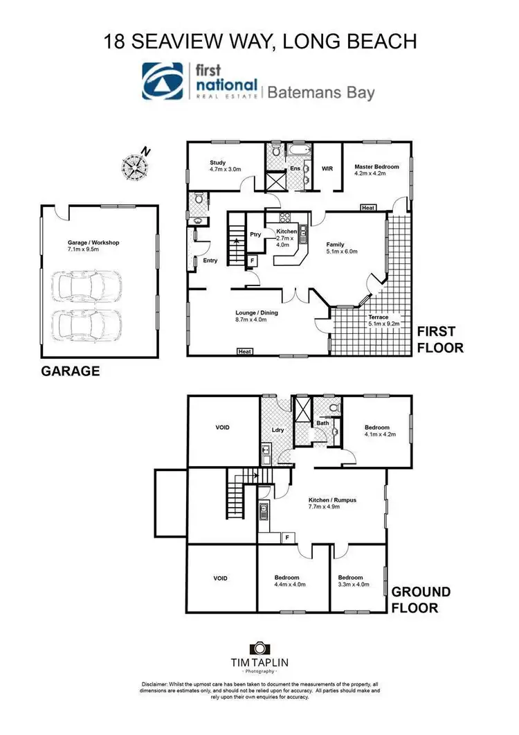 Floorplan of Homely house listing, 18 Seaview Way, Long Beach NSW 2536