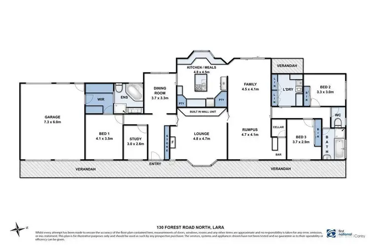 Floorplan of Homely house listing, 130 Forest Rd North, Lara VIC 3212